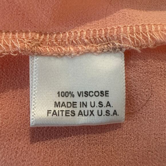 MISA Los Angeles Gandra Tiered Midi Dress Pink Floral Anthropologie sz L NWOT - Picture 13 of 14